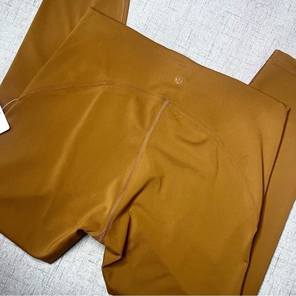 Lululemon Instill High Rise Tights Leggings Copper Brown 12 Nwt - Picture 10 of 12